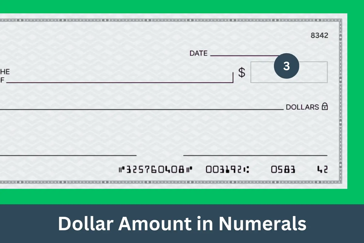 Dollar Amount in Numerals