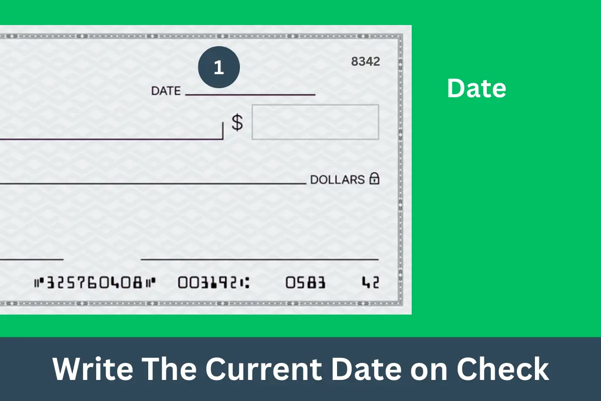 Write The Current Date on Check