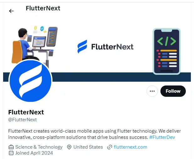 FlutterNext X Profile